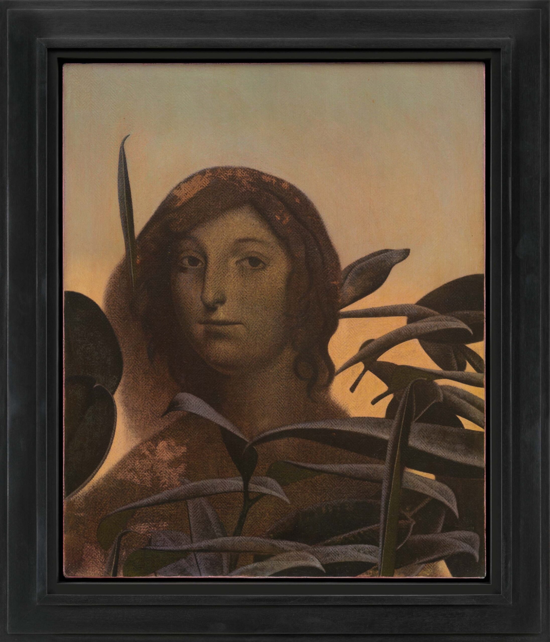 <p>Oliver Osborne<br /><em>German Afternoons No. 1</em>, 2021-2022<br />Oil on linen<br />21 3/4 x 17 7/8 inches / 55.4 x 45.4 cm</p>
