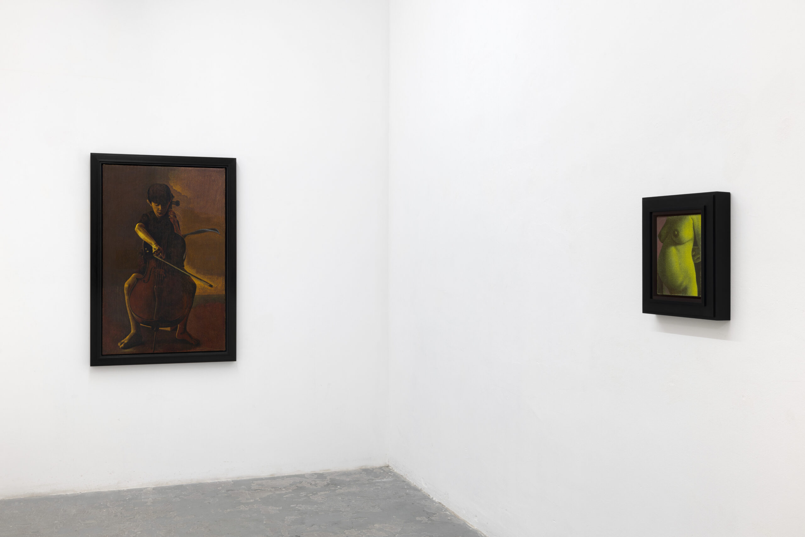 <p>Installation view<br />Oliver Osborne, <i>The Sleeping Guard</i>, 2025, Fondazione ICA Milano, Italy.</p>
