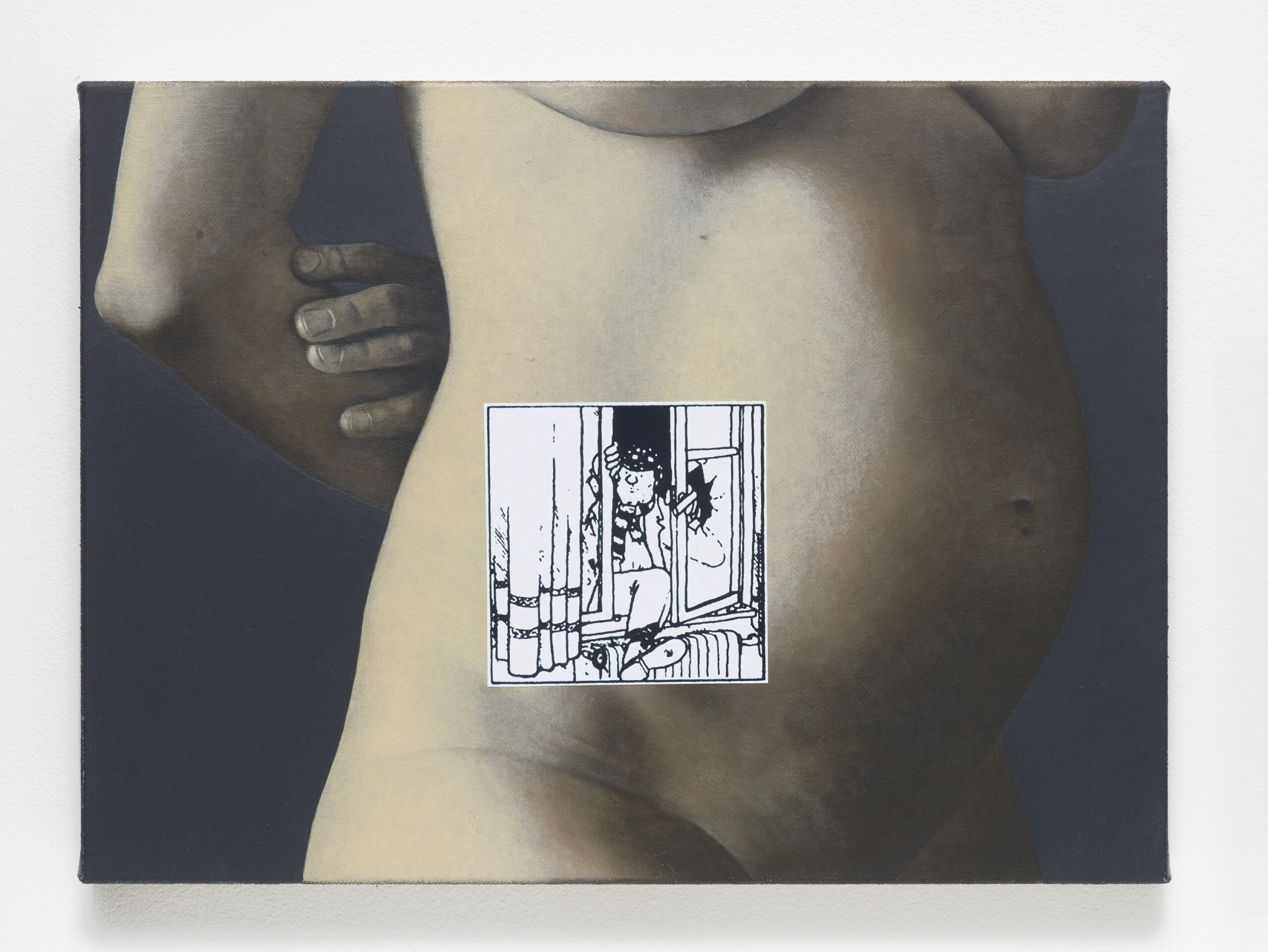 <p>Oliver Osborne<br /><em>Untitled</em>, 2016<br />Oil and collage on linen<br />11 1/8 x 15 inches / 28.3 x 38.1 cm</p>
