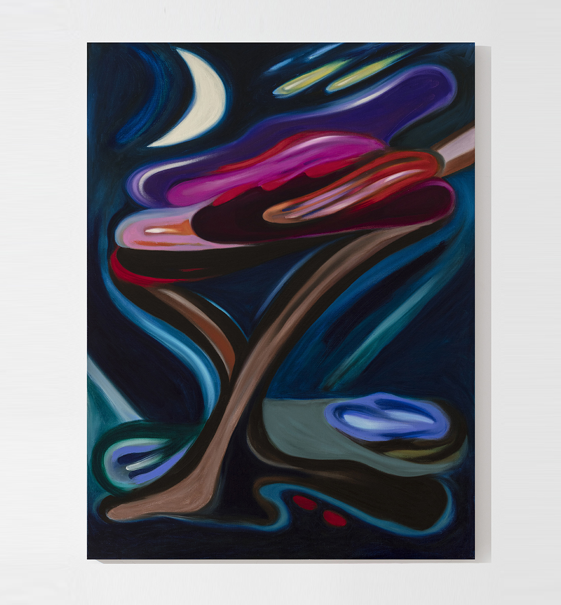 Hayal Pozanti<br><em>Ever See, Ever Be</em>, 2026<br>Oil stick on linen<br>40 x 30 x 2 inches / 101.6 x 76.2 x 5.1 cm