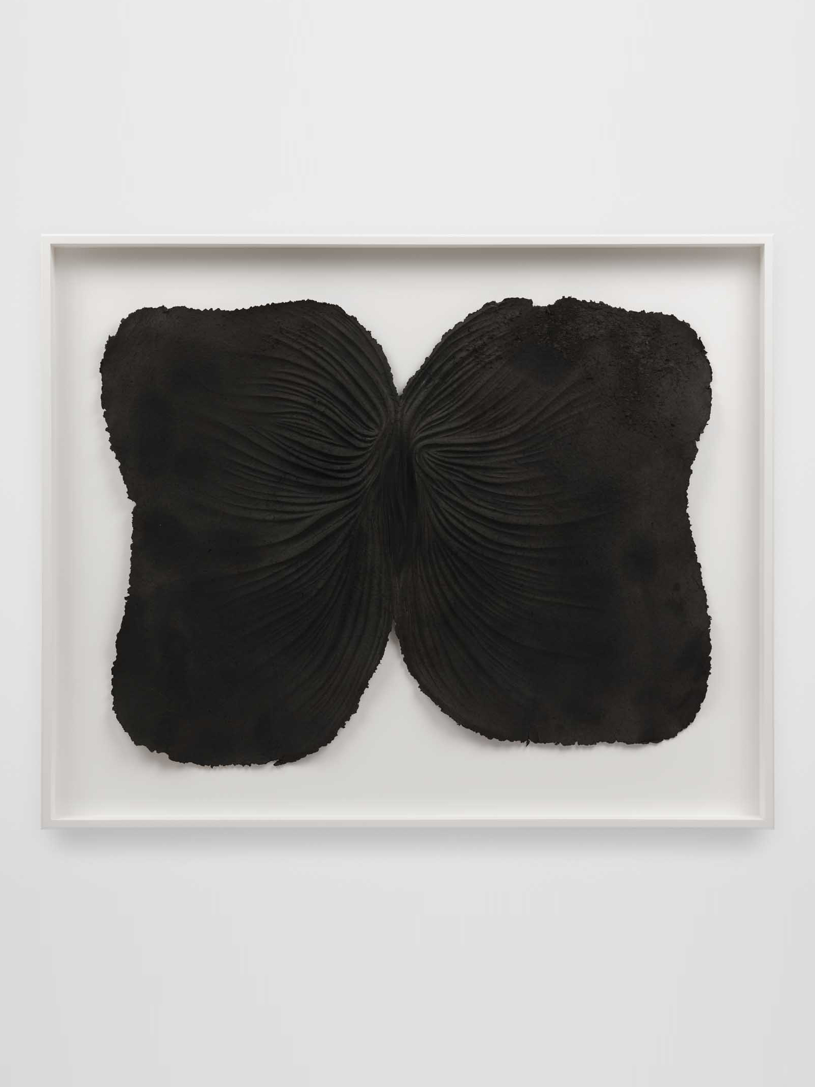 Judy Chicago<br><em>Submerged/Emerged</em>, 1976<br>Pressed and molded handmade cast paper<br>43 x 53 x 4 inches / 109.2 x 134.6 x 10.2 cm