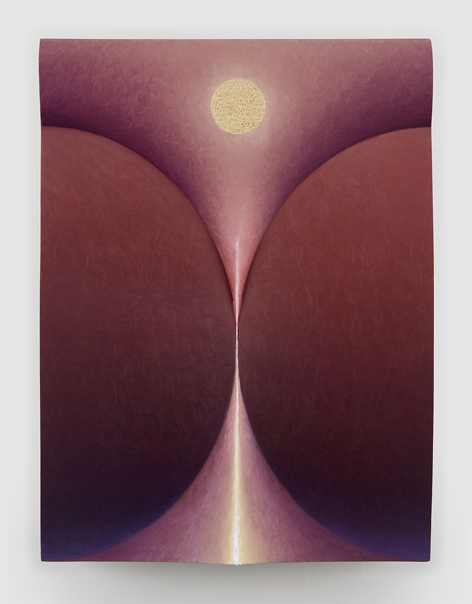 <p>Loie Hollowell<br /><em>Pressure in flesh tones</em>, 2026<br /> Oil on aqua resin cast in linen covered frame<br />12 x 9 x 2 inches / 30.5 x 22.9 x 5.1 cm</p>
