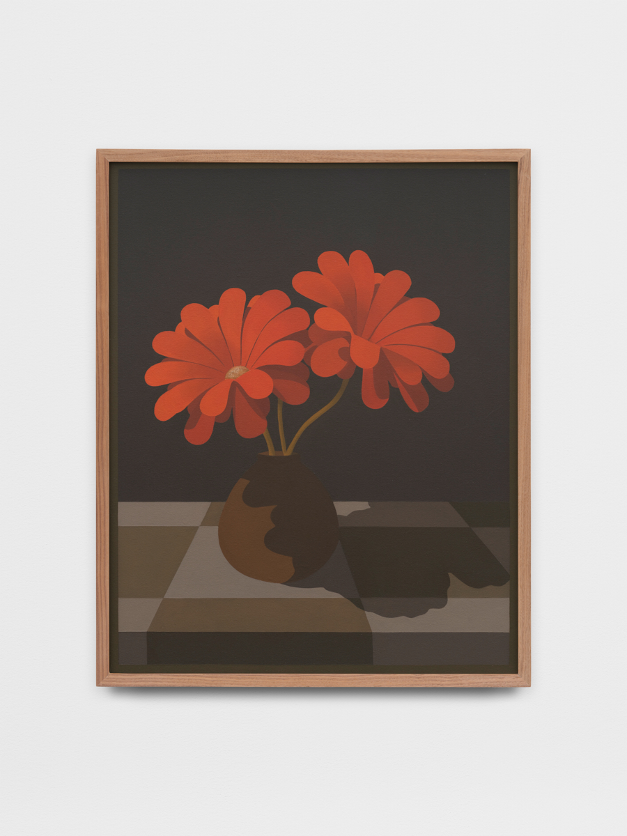 Laeh Glenn<br><em>Daisies</em>, 2026<br>Oil on canvas<br>31 x 25 x 1 1/2 inches / 78.7 x 63.5 x 3.8 cm