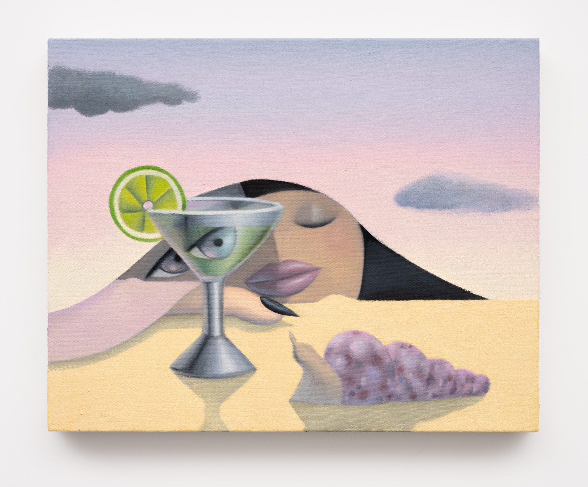 GaHee Park<br><em>Soft Shell</em>, 2026<br>Oil on linen<br>16 x 20 x 1 1/2 inches / 40.6 x 50.8 x 3.8 cm