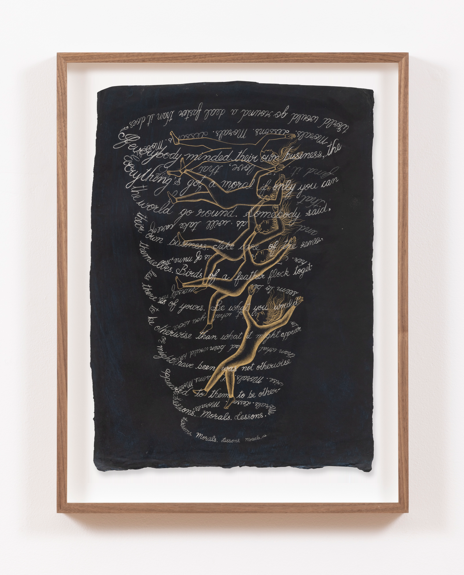 Rupy C. Tut<br><em>I Mean What I Say</em>, 2026<br>Handmade pigments on dyed hemp paper<br>19 3/4 x 15 1/4 x 1 1/2 inches / 50.2 x 38.7 x 3.8 cm